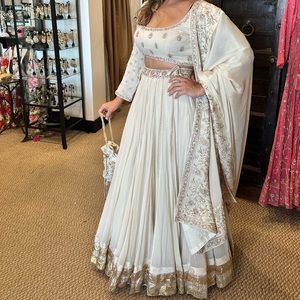 This handmade dress set was worn once; purse sold separately